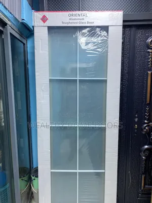 Classic Toughened Glass Bathroom Door
