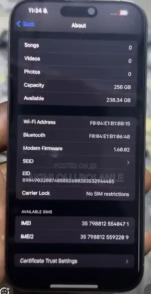 Apple iPhone 16 Pro Max 256 GB Gold