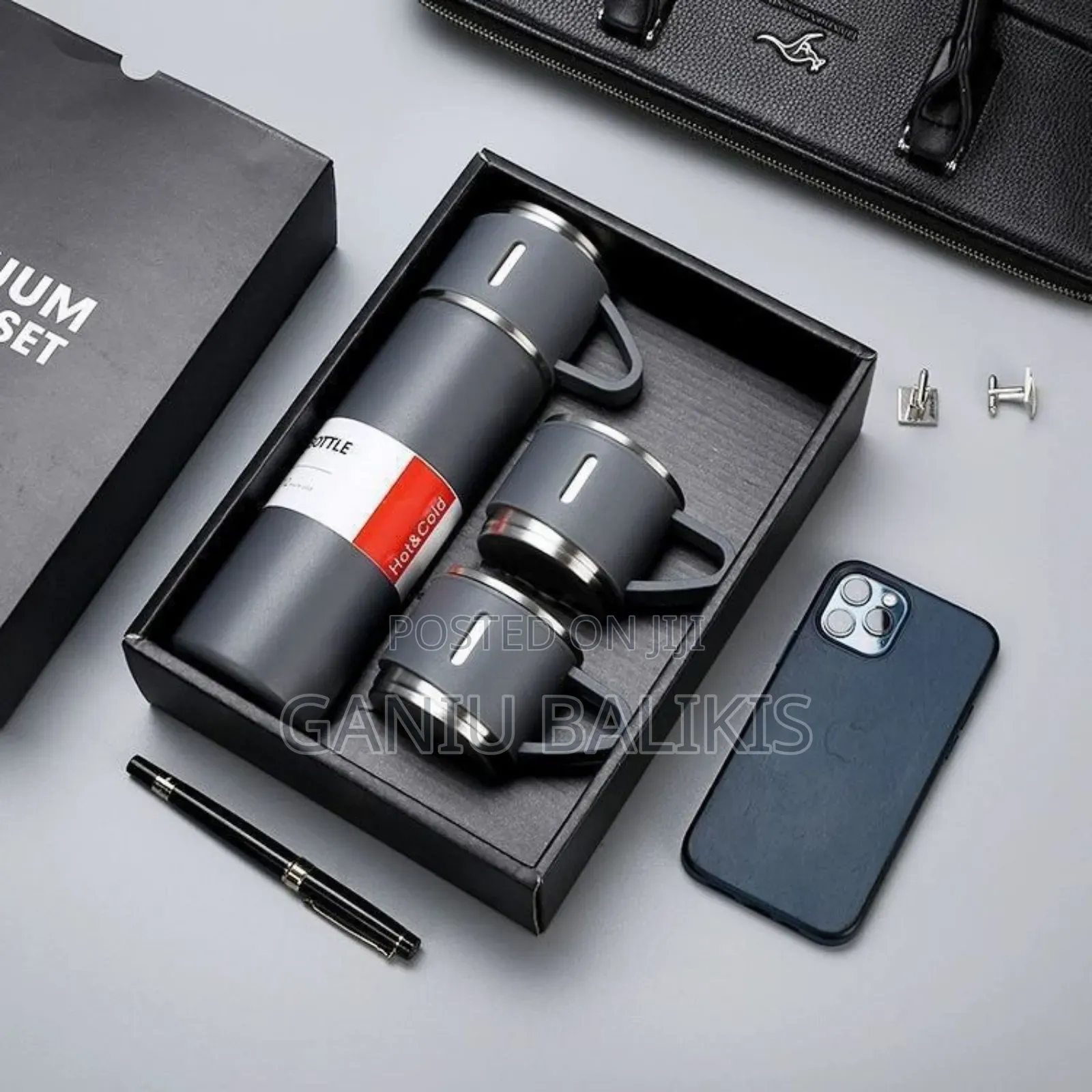 3 in 1 Vacuum Flask Set
