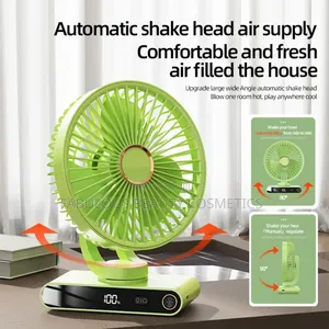 Generic Wall Mount Desktop Cooling Fan Dual Placement