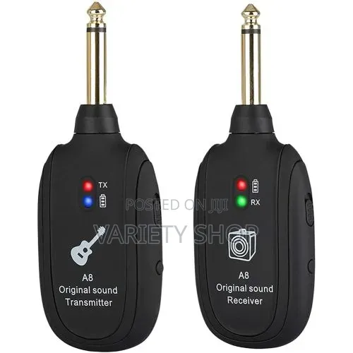 Uhf Wireless Guitar Transmitter Receiver Set