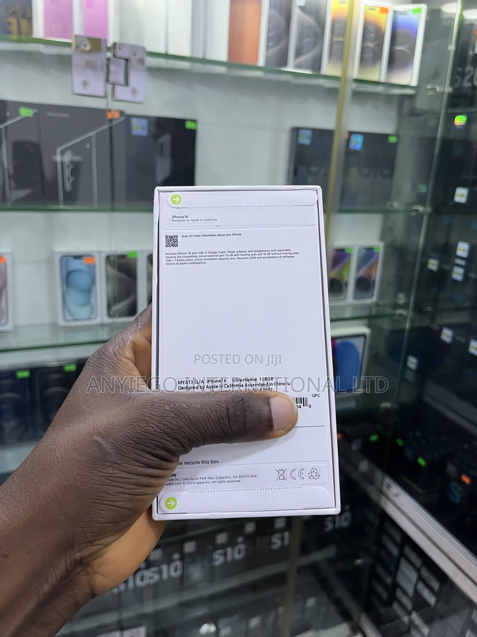 New Apple iPhone 16 128 GB Blue