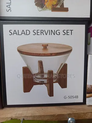 Salad Serving Set With 2spoons
