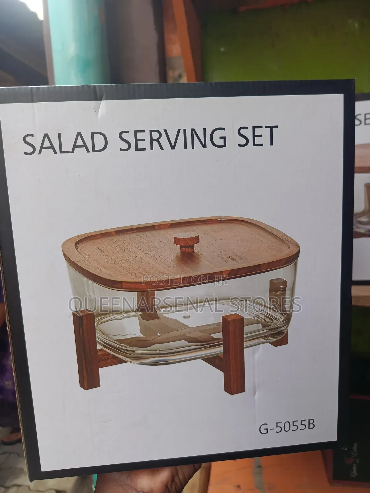 Salad Serving Set With 2spoons