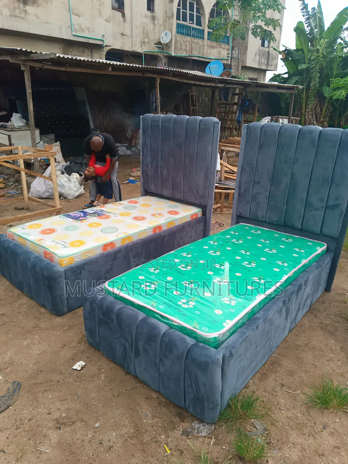 Quality Middle Childhood Bedframe With Drawers Inside the Frame