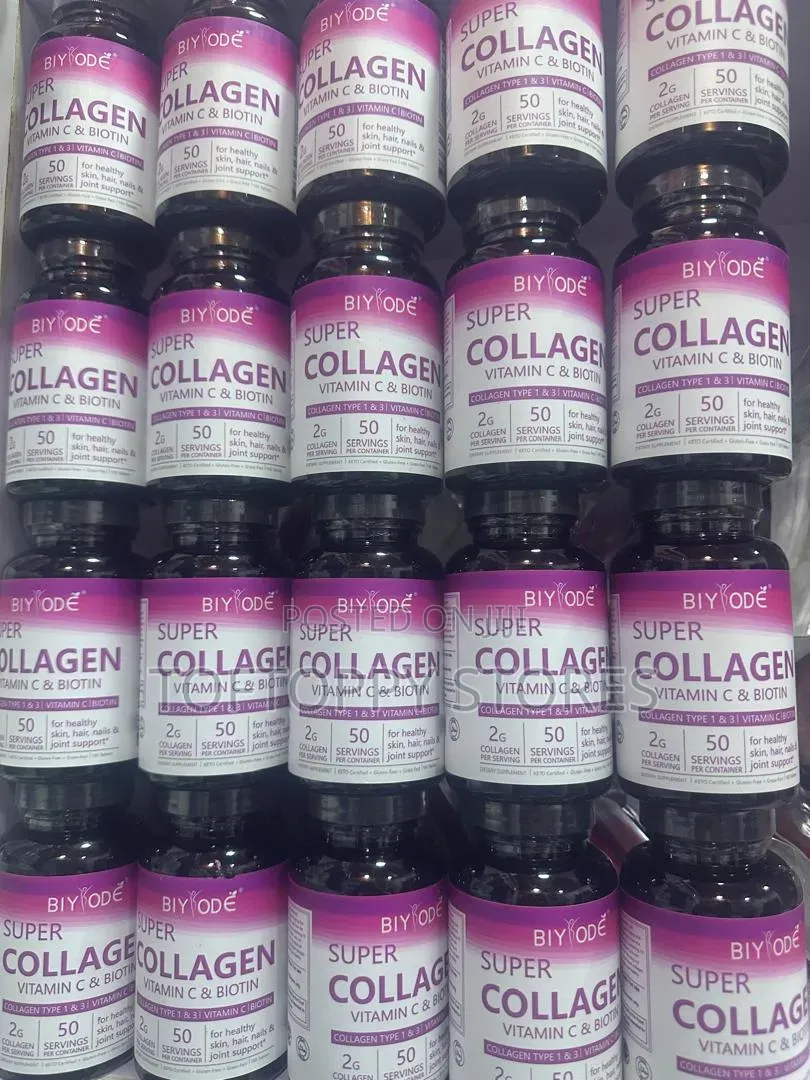 Super Collagen Vitamin C & Biotin Supplements