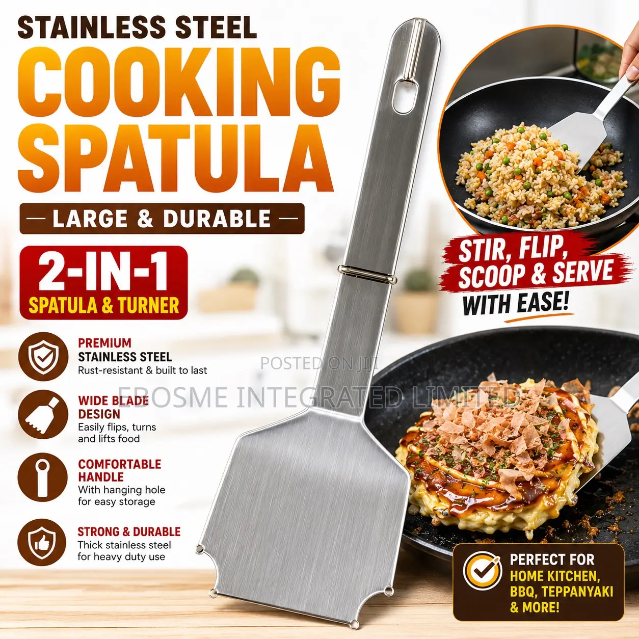 Spatula (Stainless Steel )