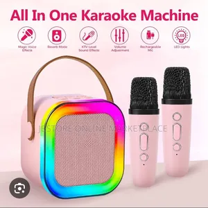 Portable 2mic Karaoke Bluetooth Microphone Sound System