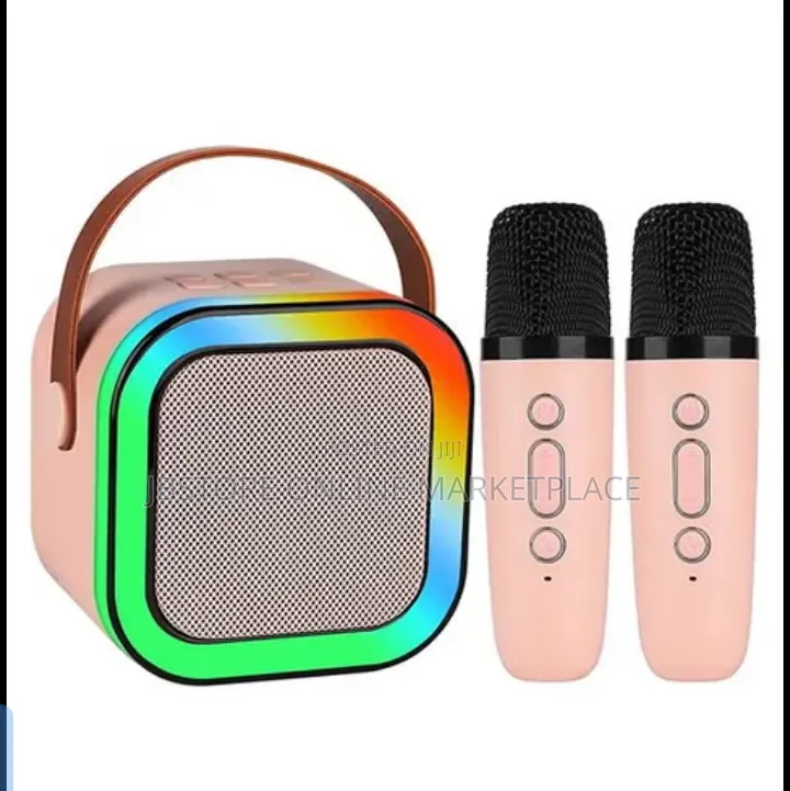 Portable 2mic Karaoke Bluetooth Microphone Sound System