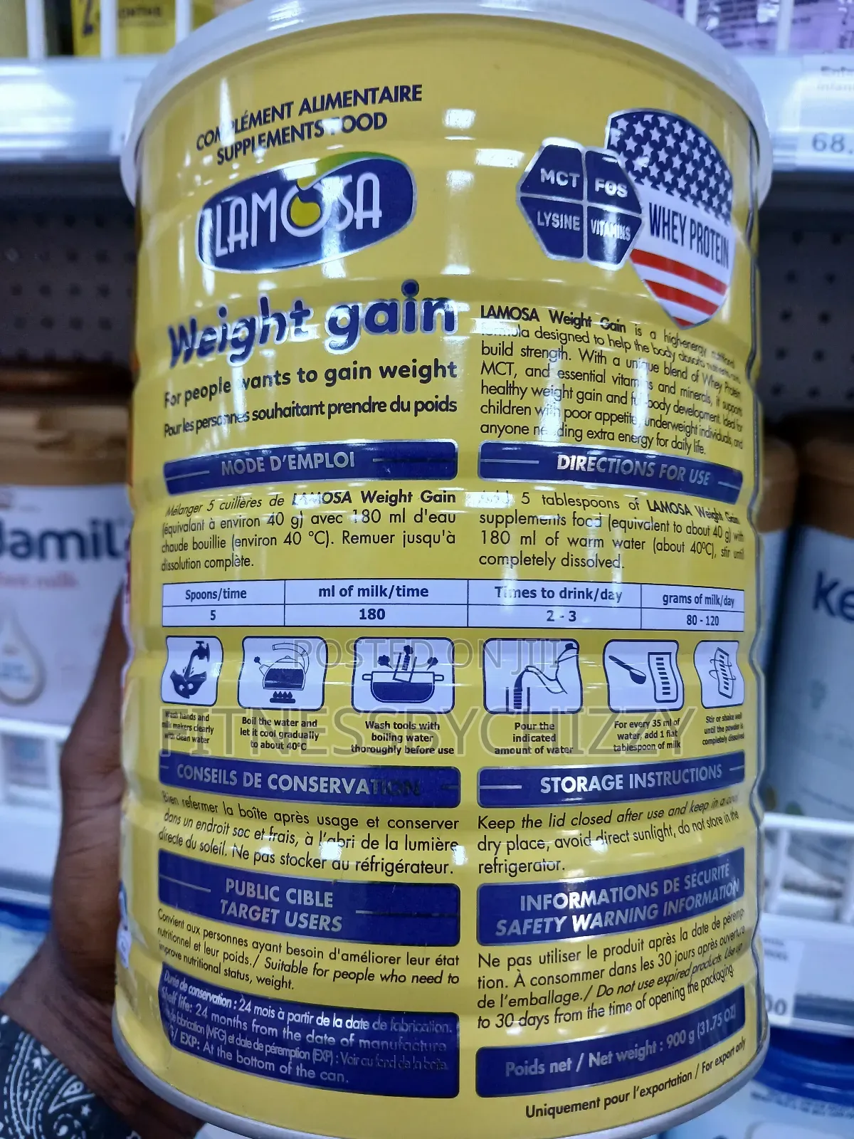 Lamosa Advanced Weight Gain Powder