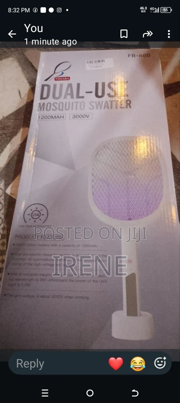 Dual- Use Mosquito Swatter
