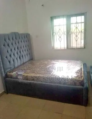 High Head Rest Paded Bed Frame
