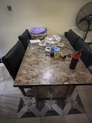 Sofa 7 Seater, Dining Table With 5 Chairs