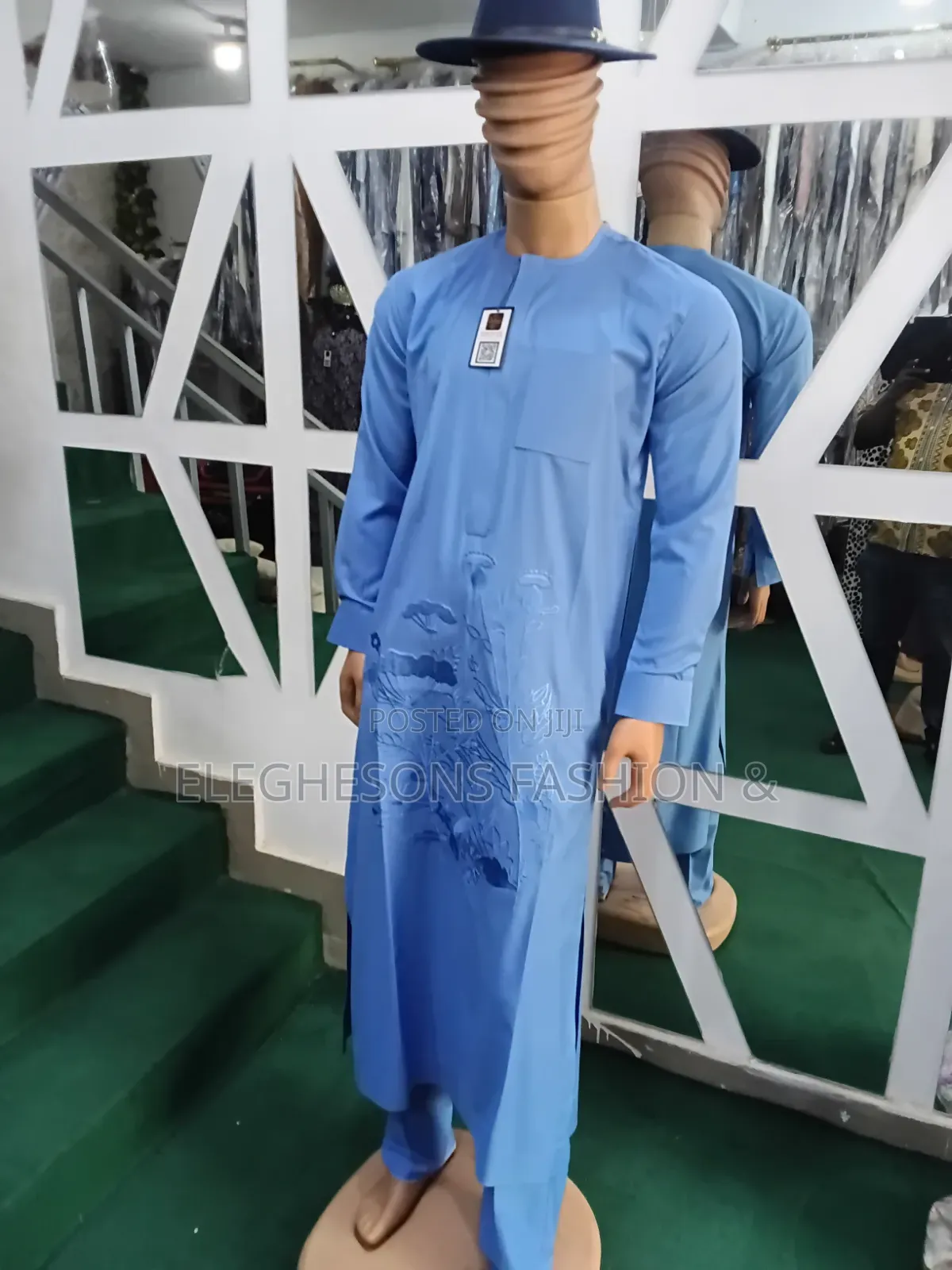 Sky Blue Kaftan
