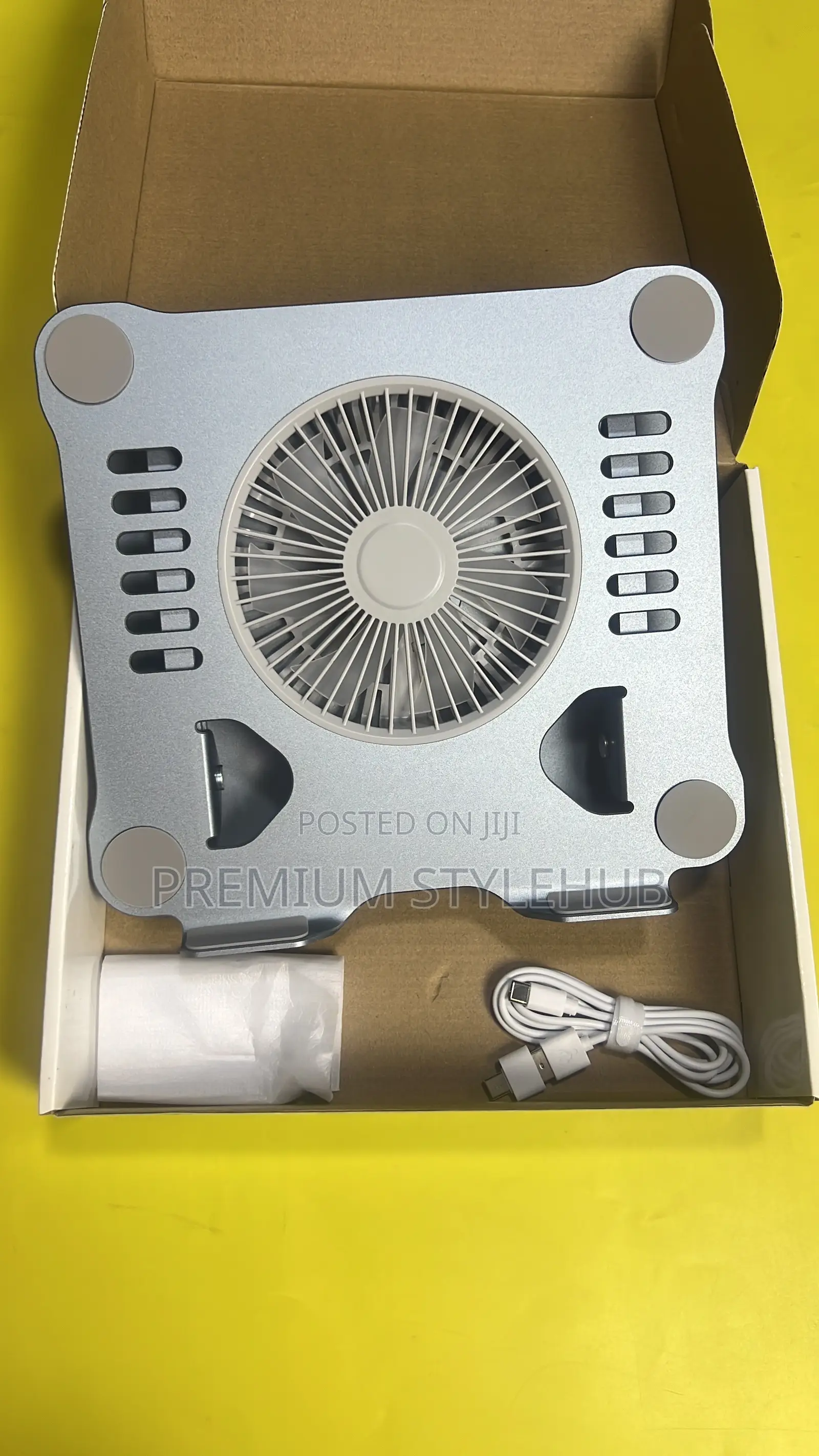 Laptop Stand With Fan Behind