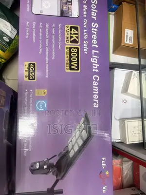 Ubox Solar Street Light With Camera