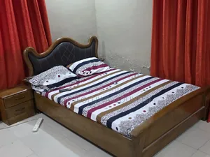 Bedframe, Mattress, Side Stool, Mirror Stand and Shoe Rack