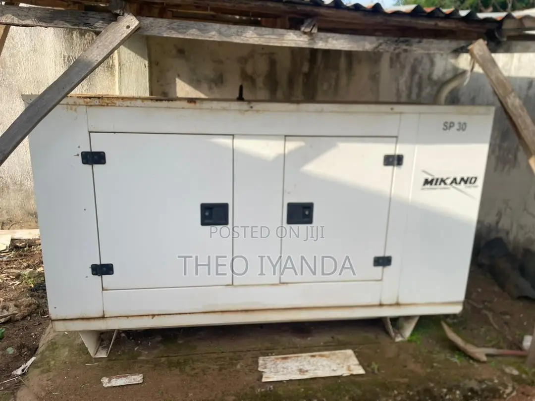 Mikano Generator (1.2 Hours of Usage) New Mikano 30 Kva