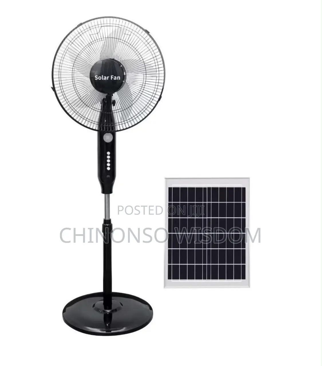 16 Inches Rechargeable Solar Fan