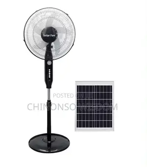 16 Inches Rechargeable Solar Fan