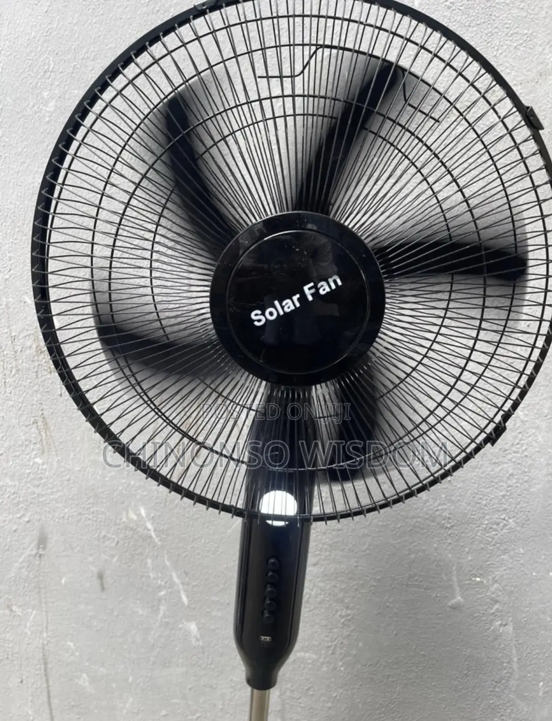 16 Inches Rechargeable Solar Fan