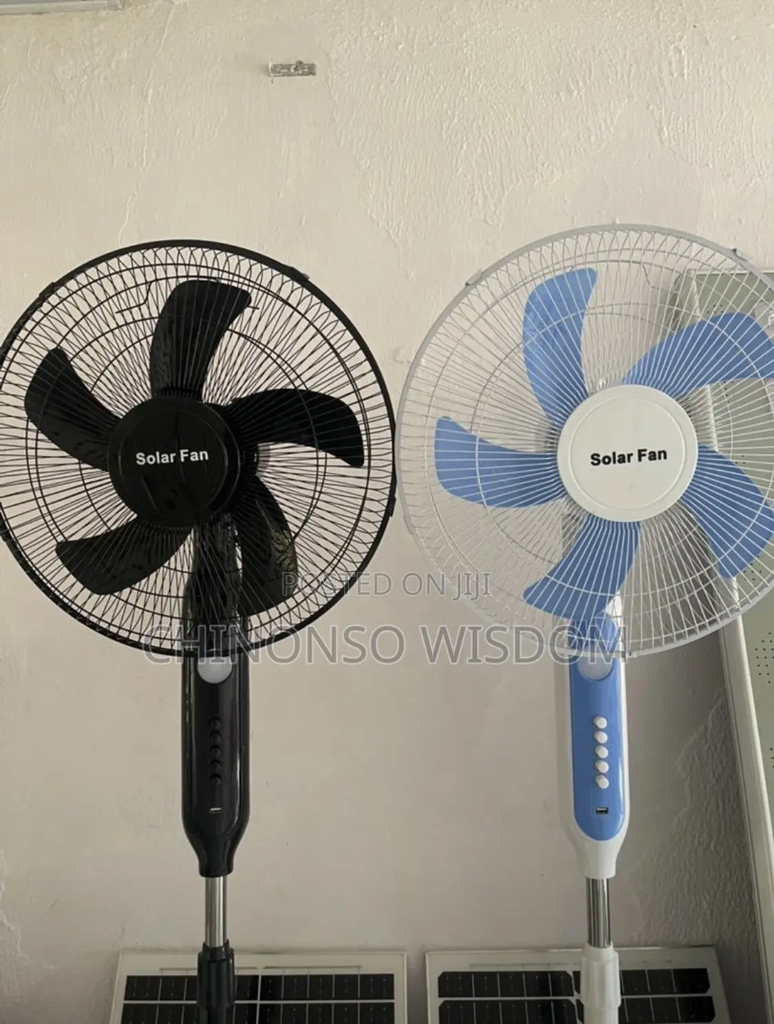 16 Inches Rechargeable Solar Fan