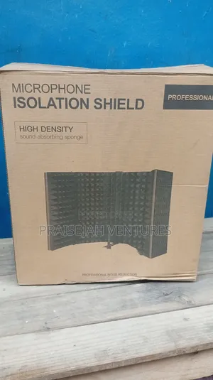 Big Recording Isolation Shield for Studio Noise Reduction