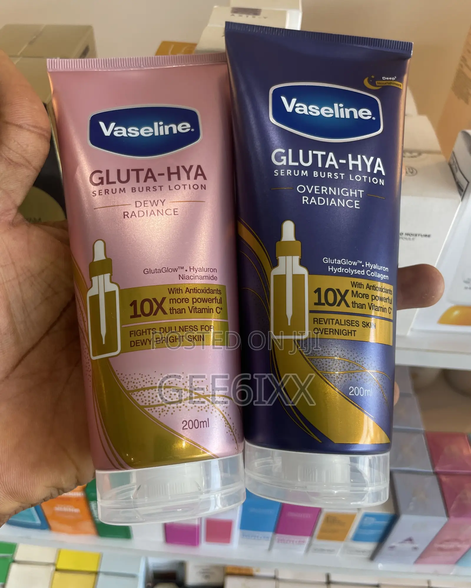 Vaseline Gluta Hya Serum Burst Lotions