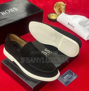 Hugo Boss Designer Loafers Shoe