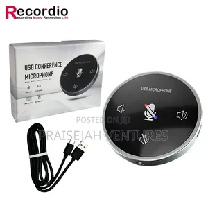 Usb Table Top Conference Microphone With Built-in Speaker.
