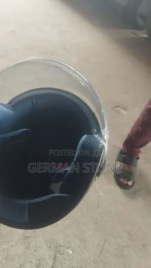 Black Half-face Motorcycle Helmet