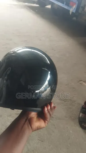 Black Half-face Motorcycle Helmet