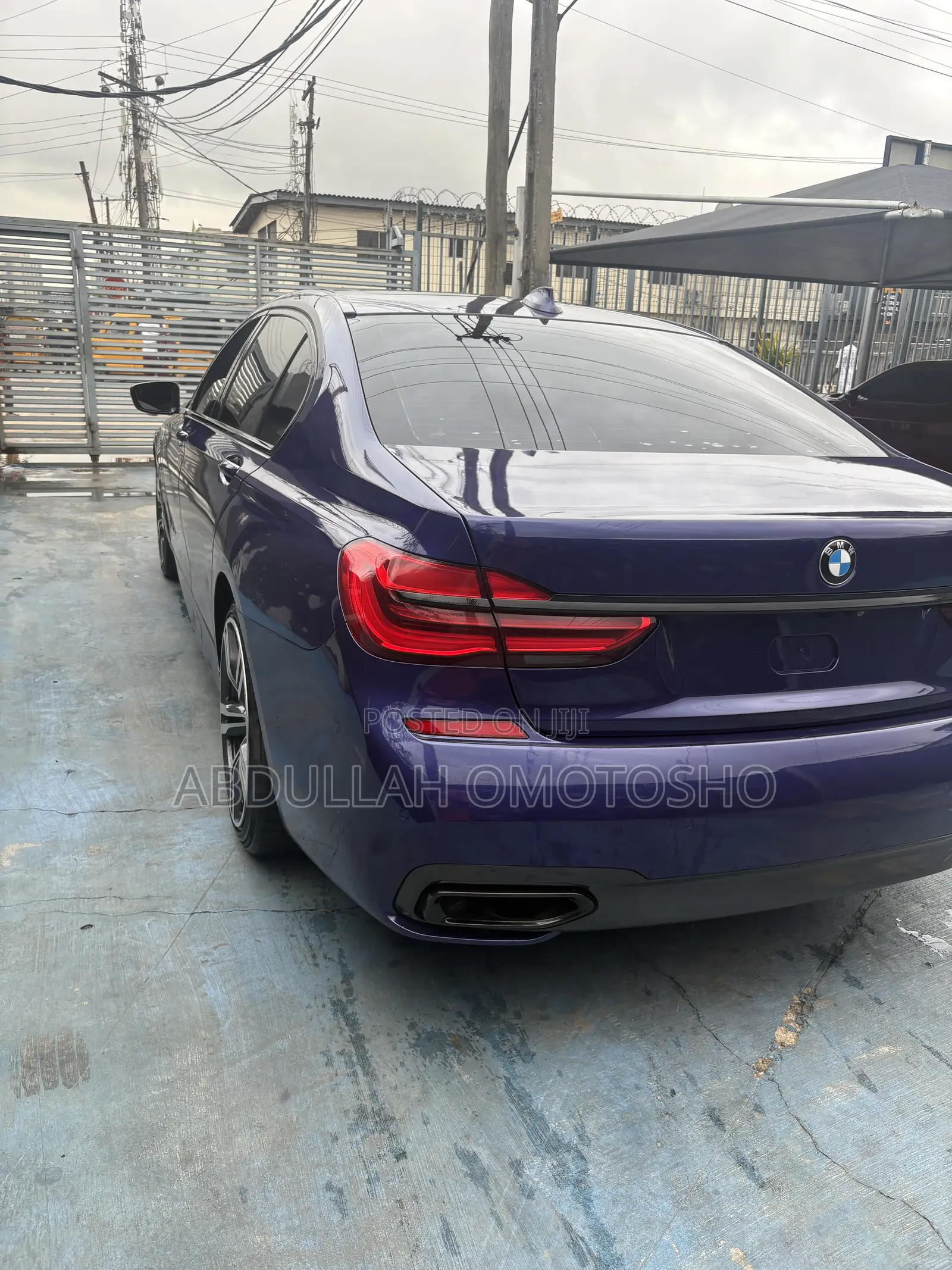 BMW 740 2018 Blue
