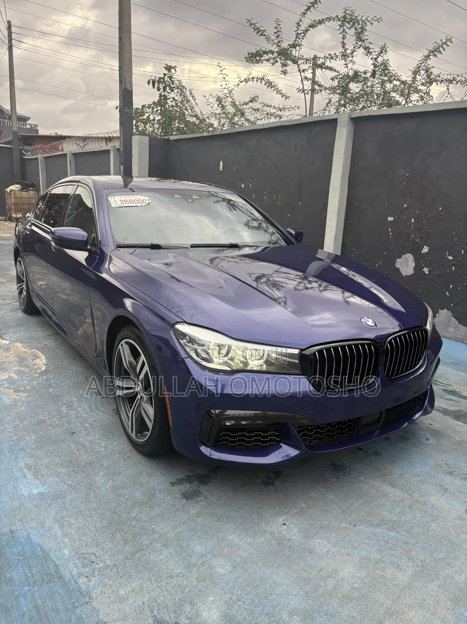 BMW 740 2018 Blue