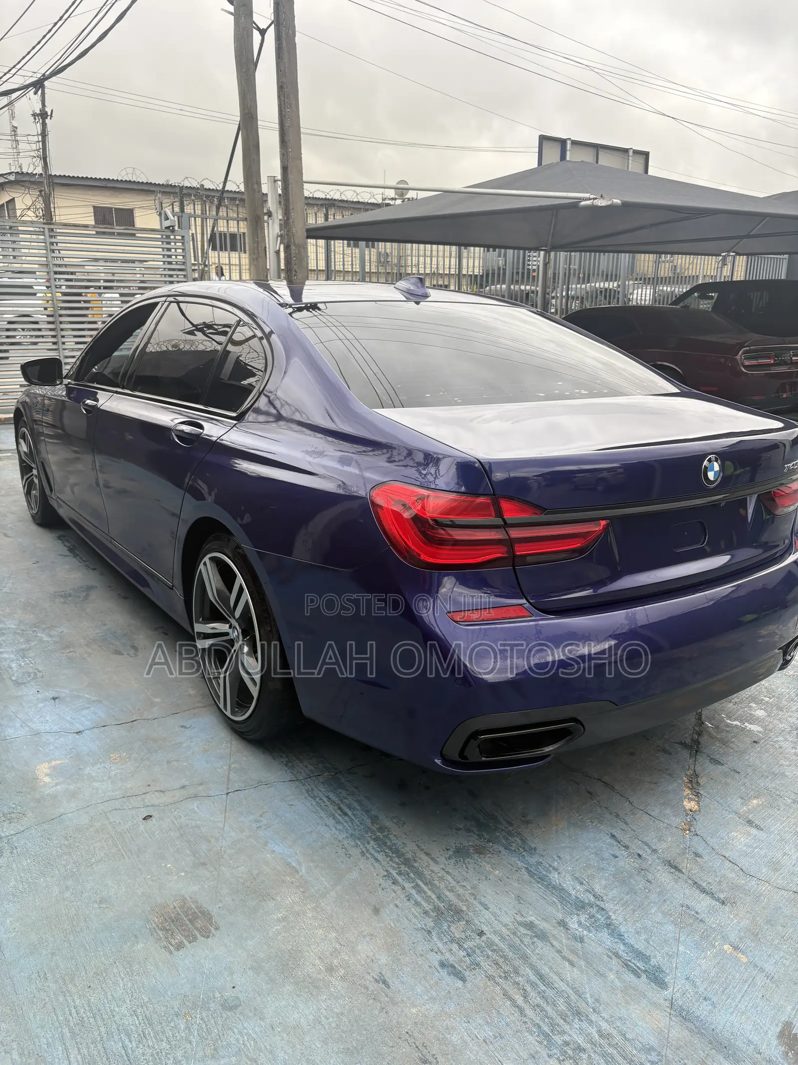 BMW 740 2018 Blue