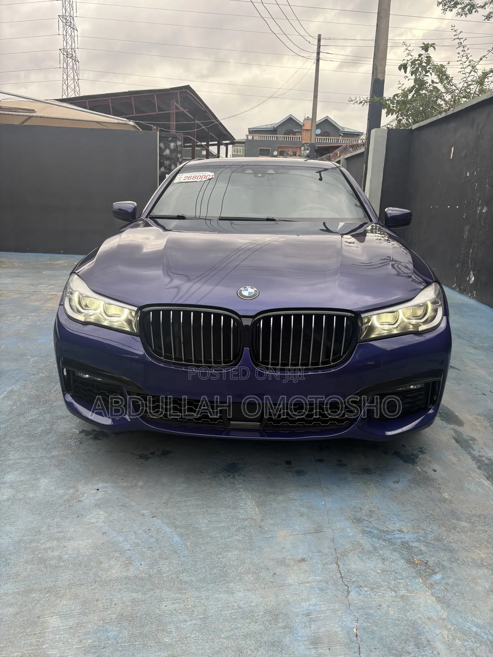 BMW 740 2018 Blue