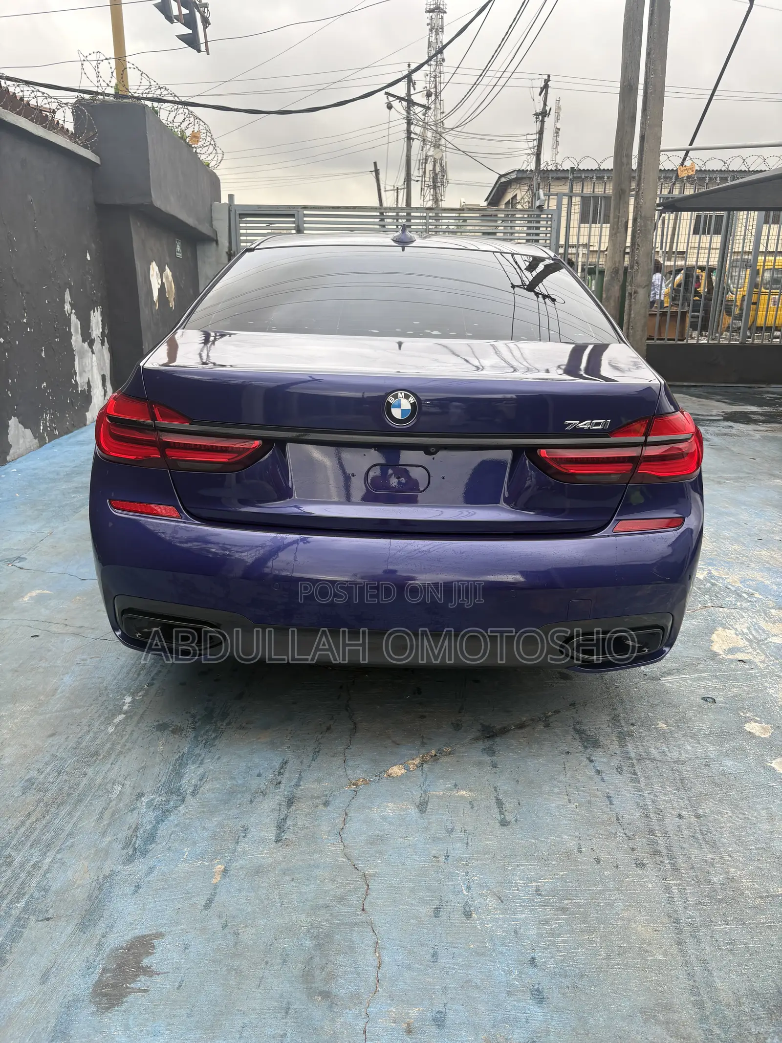 BMW 740 2018 Blue