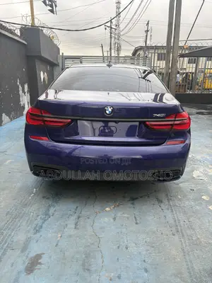BMW 740 2018 Blue