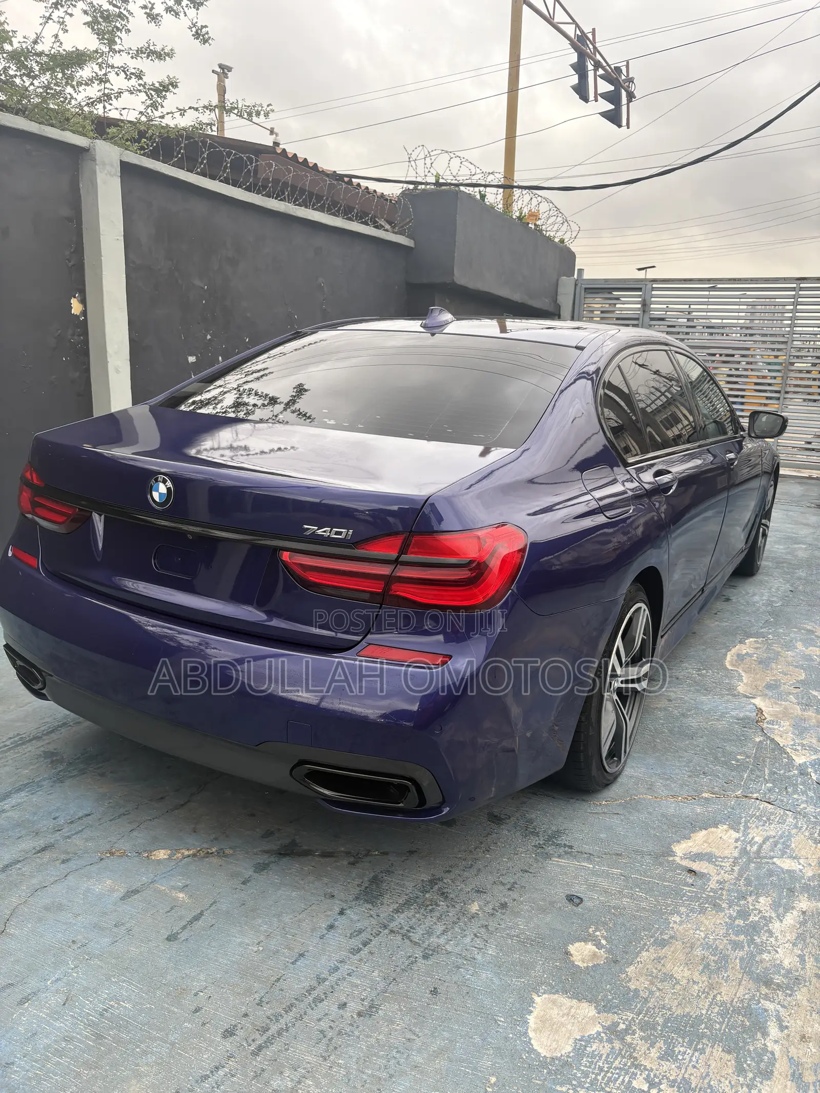 BMW 740 2018 Blue