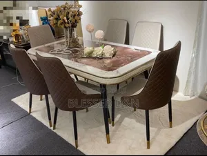 Imported Foreign Standard Dining Set With Six Chairs