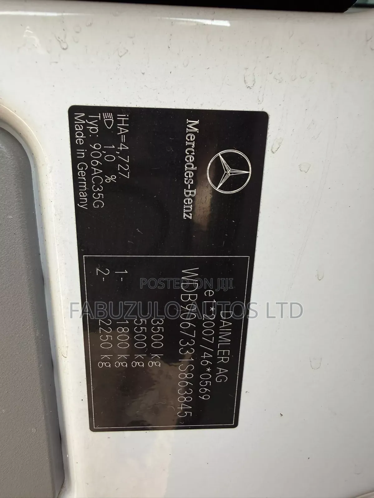 Mercedes-Benz Sprinter 2014 White