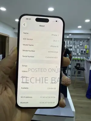 Apple iPhone 15 256 GB Black