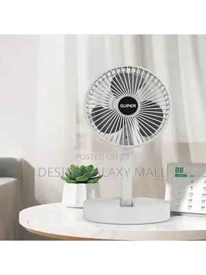 Foldable and Telescopic Rechargeable Fan