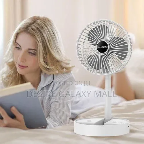 Foldable and Telescopic Rechargeable Fan