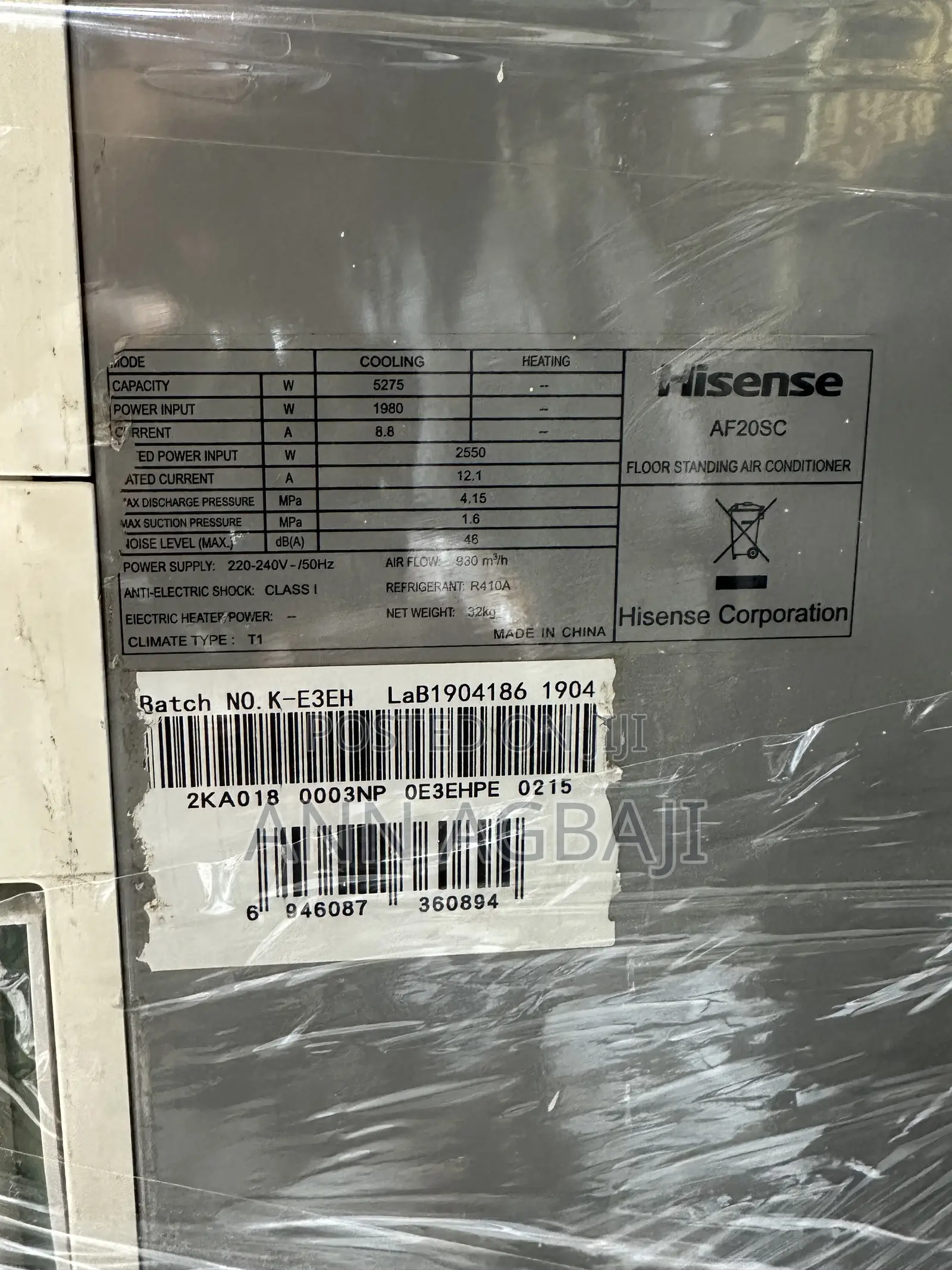 2 Tonnes Hisense Ac