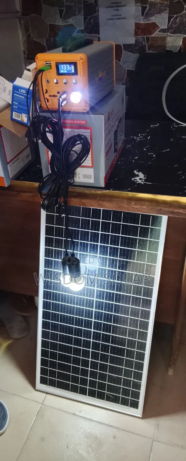 This Is 300w Energy Storage Solar Generator With Solar Panel 60w