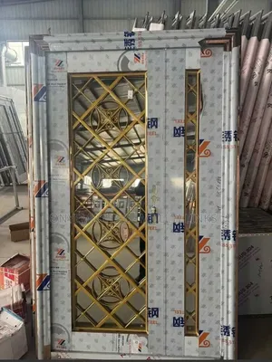 Gold Glass Door