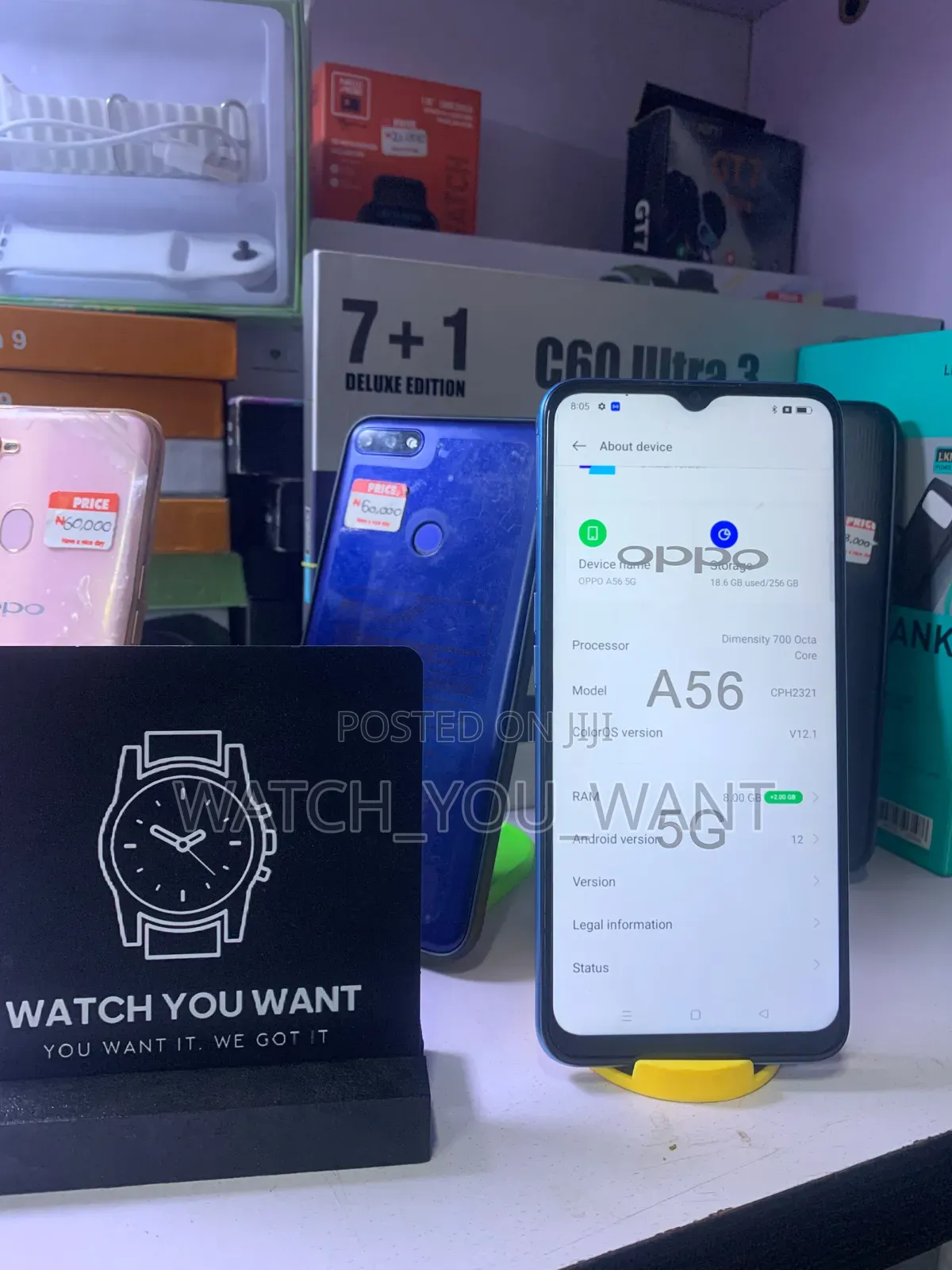 Oppo A56 5G 256 GB Blue