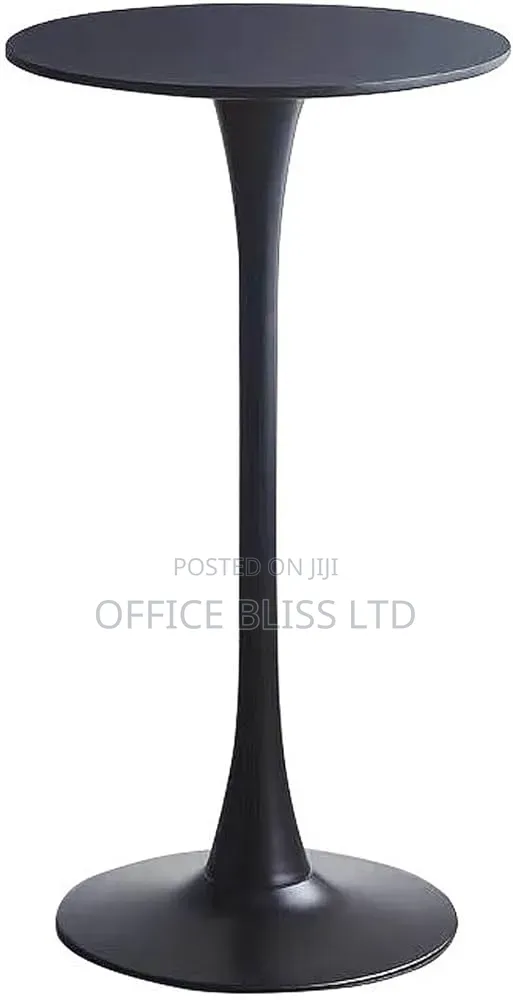 A Set of High Bar Stools Pedestal Table