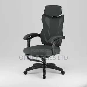 Trendy Egornomic Swivel Office Chair ( All Black)